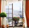 Ширма - Окно с красными занавесками с видом на Париж., 3